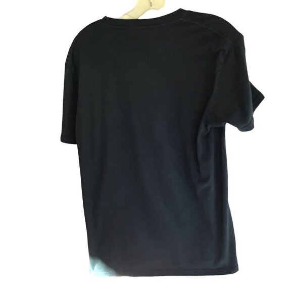 Volcom Men's Logo Short Sleeve Crew Neck Navy Pullover Blue Tee in Size Medium - Picture 2 of 6